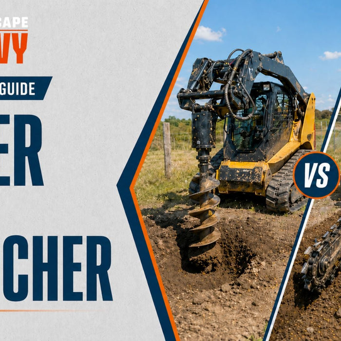 Auger vs Trencher: Which Attachment Is Right for Your Job?