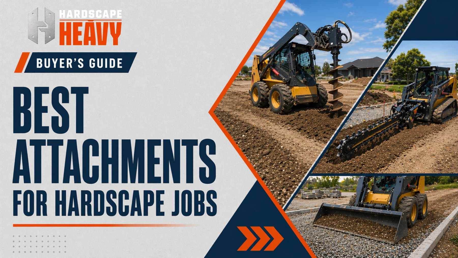 Best Skid Steer Attachments for Hardscape and Site Prep Jobs