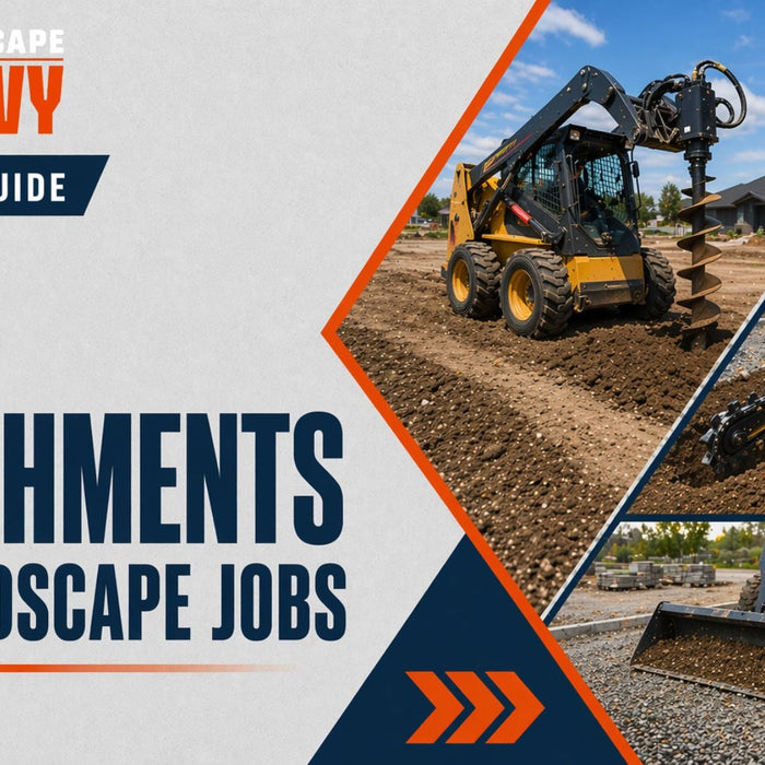 Best Skid Steer Attachments for Hardscape and Site Prep Jobs