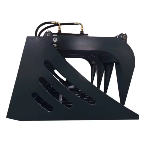 Skid Steer Root Grapple Bucket Attachment