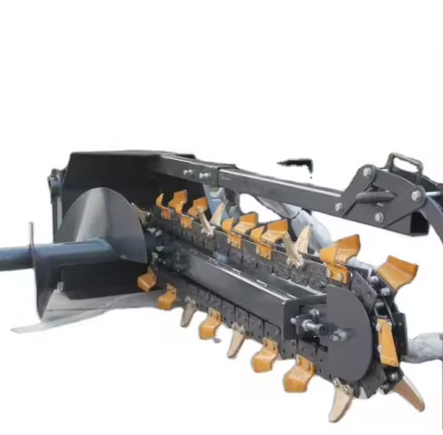 Skid Steer Rock & Utility Trencher Attachment