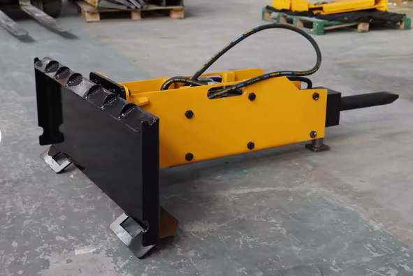 Skid Steer Hydraulic Breaker Attachment (Industrial Series)