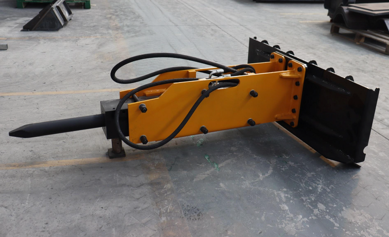 Skid Steer Hydraulic Breaker Attachment (Industrial Series)