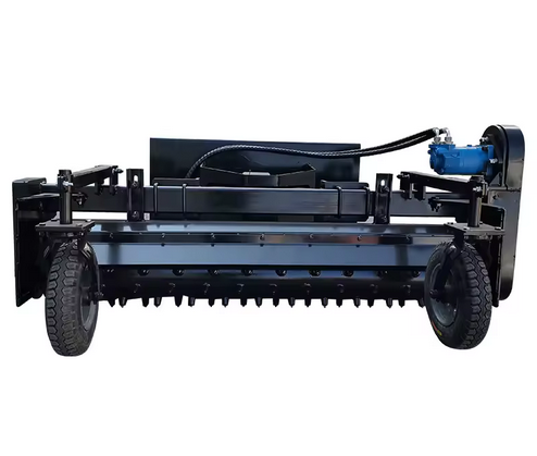 Skid Steer Power Rake Soil Conditioner Attachment