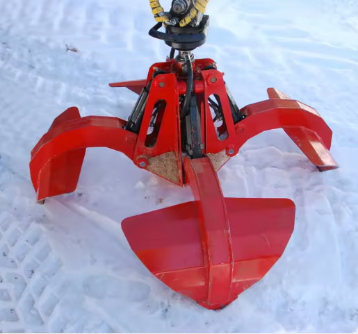 Mini Skid Steer Root Grapple Bucket Attachment