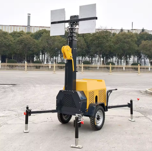 7-Meter Telescopic Mast Diesel LED Light Tower