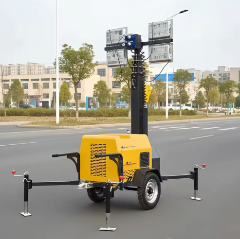 7-Meter Telescopic Mast Diesel LED Light Tower