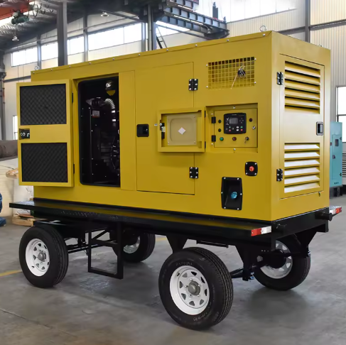 Trailer-Mounted Diesel Generator Set