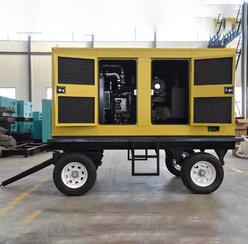 Trailer-Mounted Diesel Generator Set