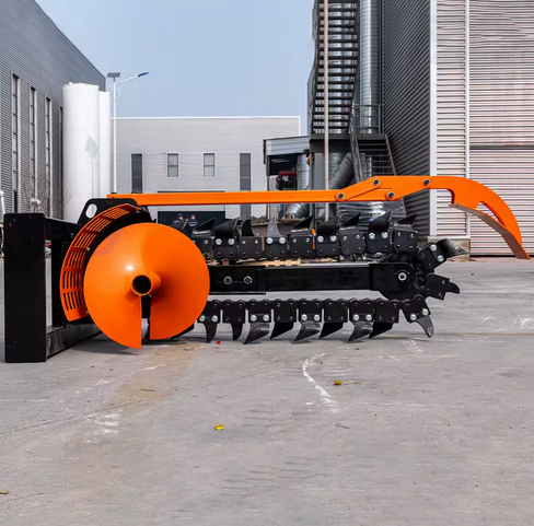 Mini Skid Steer Trencher Attachment