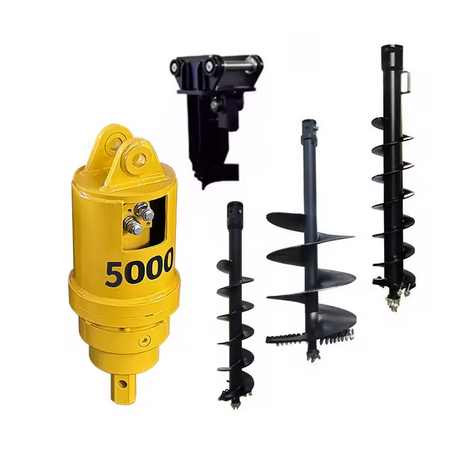 Hydraulic Excavator Auger Drive