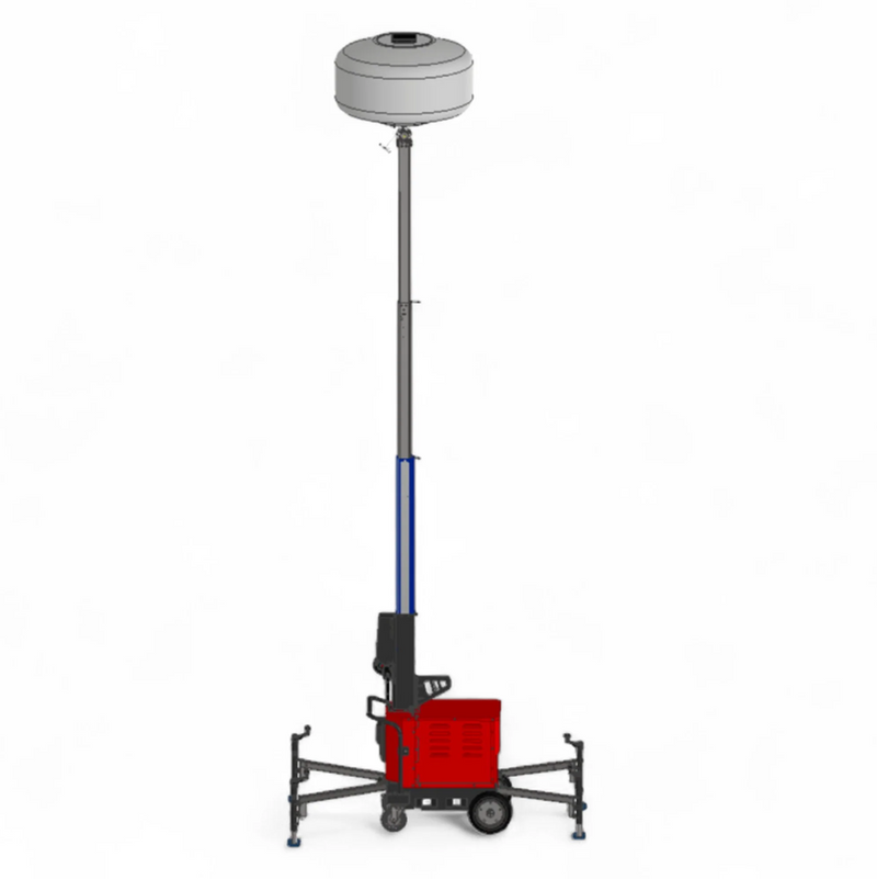 GloBug GBBAT8BM Battery LED Balloon Light Cart | Multiquip