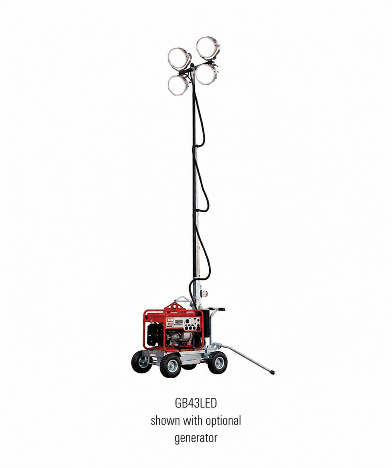 GloBug GB43LED 4-Spot LED Light Tower | Multiquip