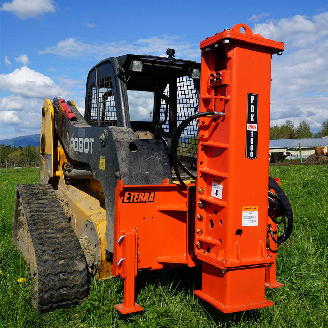PDX-1000 Skid Steer Post Driver | Eterra