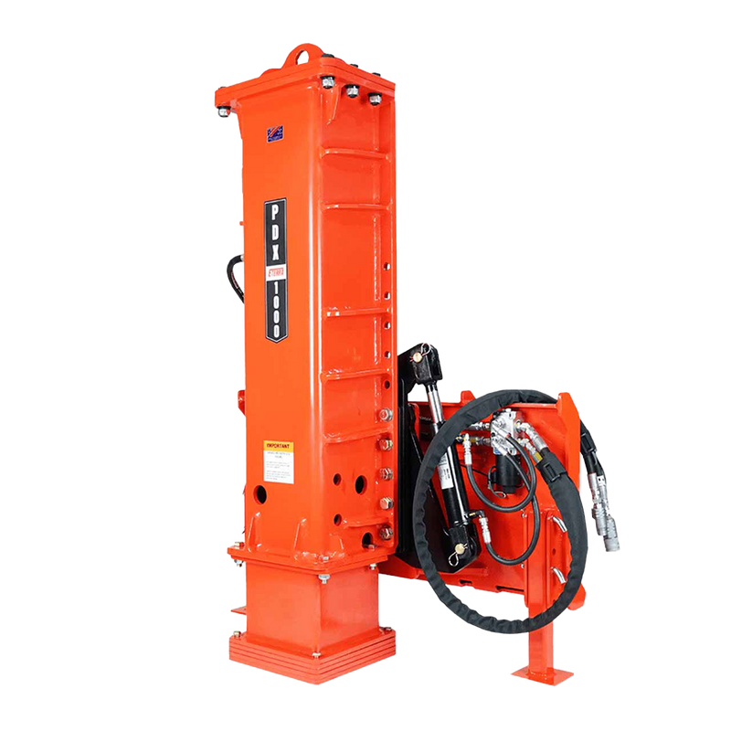 Eterra PDX-1000 skid steer post driver, standard mount