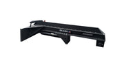 Glacier log splitter, studio side view of the inverted beam, ram, wedge, and mounting frame