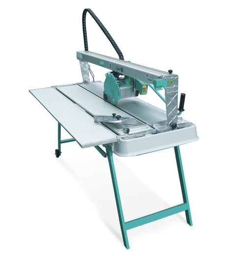 IMER Combicut 250/1500VA overhead rail tile saw with laser guide and tilt beam