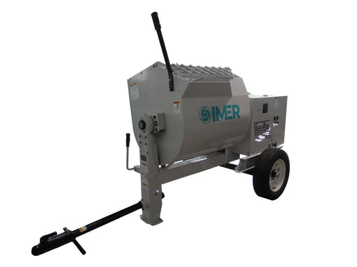 IMER HSM 12 towable mortar mixer with steel drum