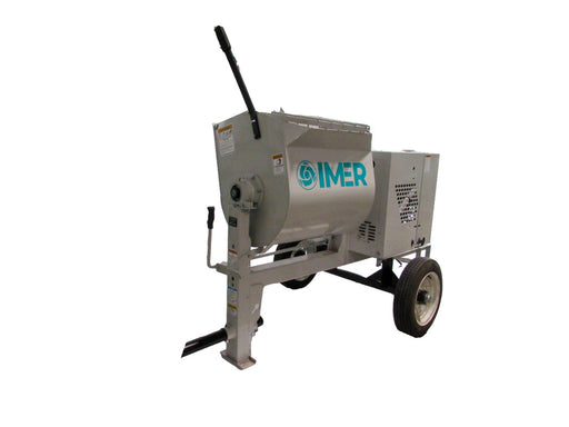 IMER HSM 6 towable mortar mixer with steel drum