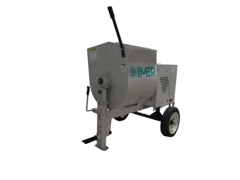IMER HSM 8 towable mortar mixer with steel drum