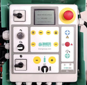 IMER Koine Dual continuous mortar pump, control panel detail