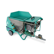 IMER Mighty Small 50 Evo portable mortar pump, onboard compressor and vibrating grate