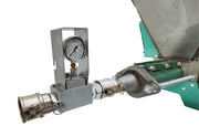 IMER Mighty Small 50 Evo portable mortar pump, material pressure gauge detail
