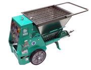 IMER Mighty Small 50 Evo portable mortar pump, front view of the hopper and pump body