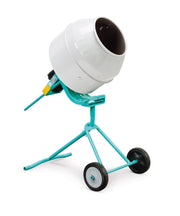 IMER Minuteman II electric mixer on tripod stand, steel drum