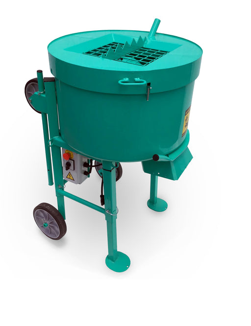 IMER Mix 120 vertical shaft mixer with iDust dust-suppression grate