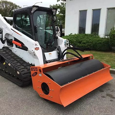 MBW ATP Series vibratory roller attachment, padded drum
