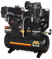 Mi-T-M 20 Gallon Two Stage Gas Air Compressor, Stationary, Honda Electric Start engine