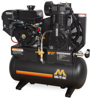 Mi-T-M 20 Gallon Two Stage Gas Air Compressor, Stationary, Mi-T-M engine