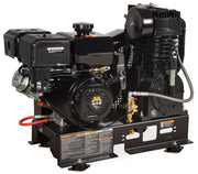 Mi-T-M 30-80 Gallon Base-Mount Two Stage Gas Air Compressor, Base-Mount, Mi-T-M engine