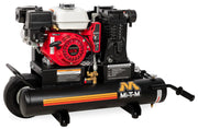 Mi-T-M 8 Gallon Single Stage Gas Air Compressor, Honda Electric Start engine