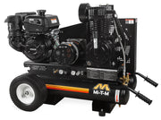 Mi-T-M 8 Gallon Two Stage Air Compressor Generator Combo, Portable, Rehlko Electric Start engine