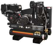 Mi-T-M 8 Gallon Two Stage Air Compressor Generator Combo, Stationary, Honda engine