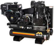 Mi-T-M 8 Gallon Two Stage Air Compressor Generator Combo, Stationary, Mi-T-M Electric Start engine