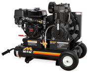 Mi-T-M 8 Gallon Two Stage Gas Air Compressor, Honda Electric Start engine