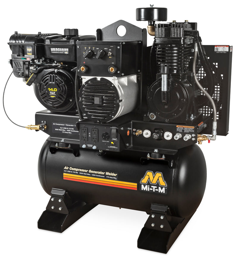 Mi-T-M AGW Series Air Compressor Generator Welder Combo, Vanguard engine, 30-Gallon