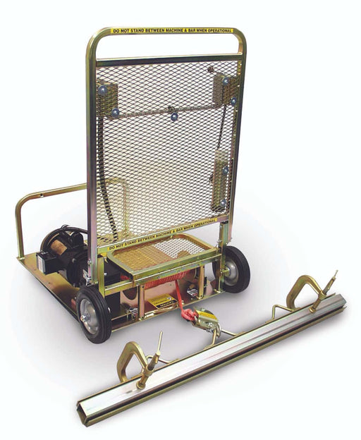 71 carpet puller with gold-plated frame, mesh safety screen and a separate carpet clamp bar