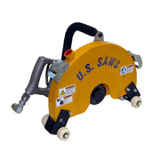 U.S. Saws Big Belly saw with large clamshell guard and guide rollers
