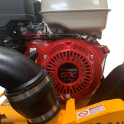Close view of the Honda GX engine on the CC-100