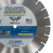 Colonel Concrete label at close range with the rim segments running off the edge of the frame