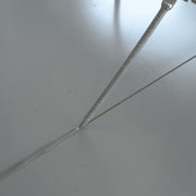 Freshly filled expansion joint line behind the pump