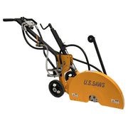 FSB-150H rear three-quarter view showing handlebar and hydraulic lines