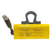 Mega Duty lifting magnet for the 900 lb configuration, holding values labeled