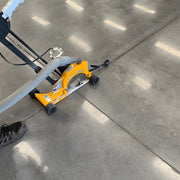 Low view of the Mark-IV cutting a concrete joint