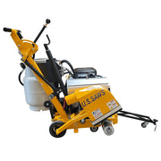 U.S. Saws MC-800 Joint Hog, left side view with propane tank mounted
