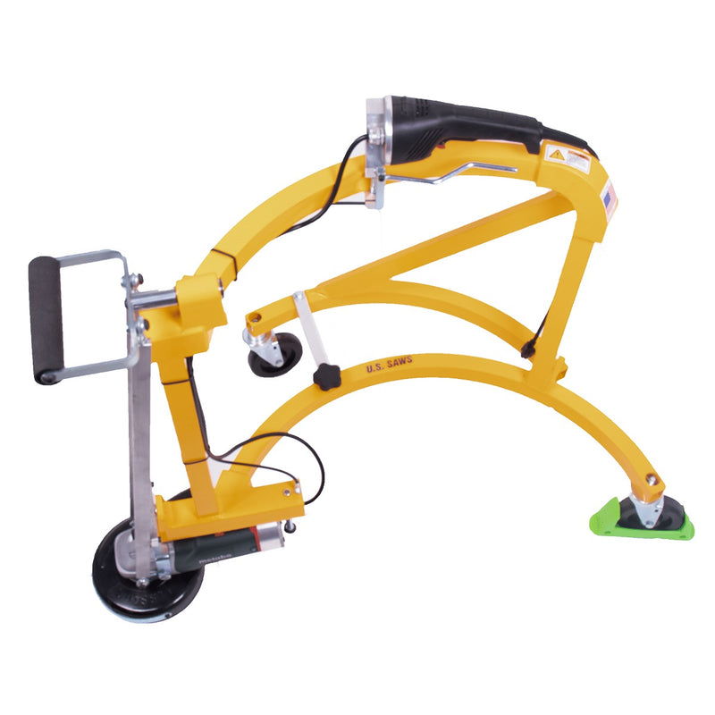 U.S. Saws TC-7 stand-up edger, full side view
